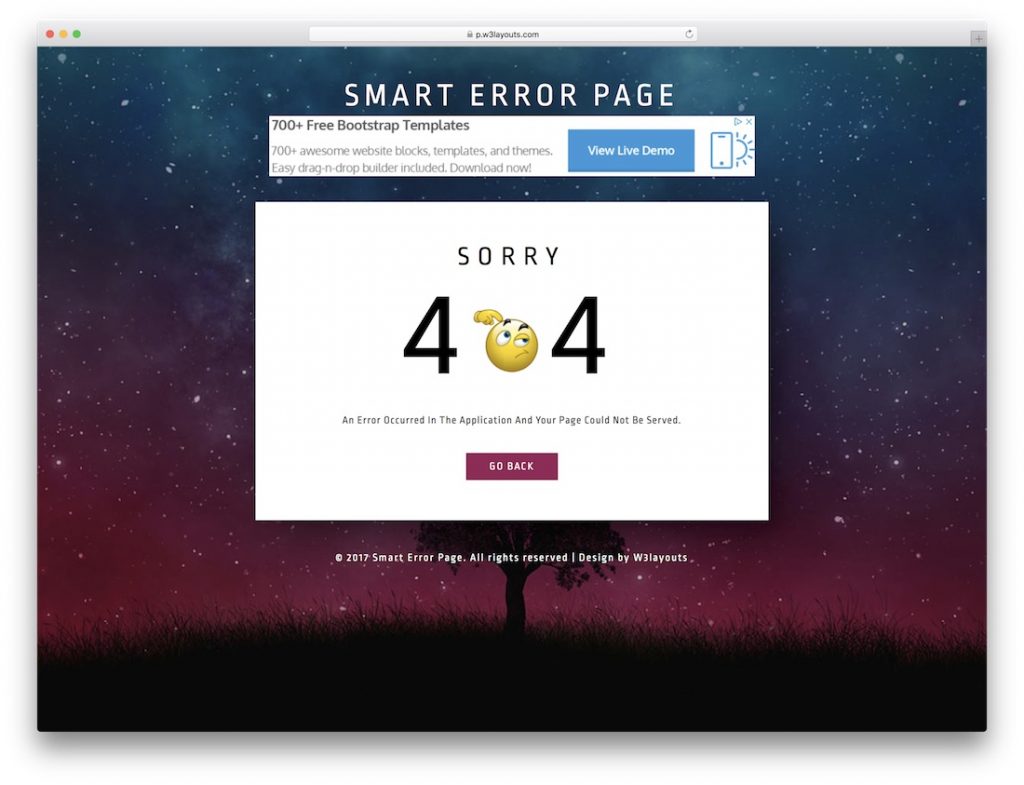 Smart Error Page